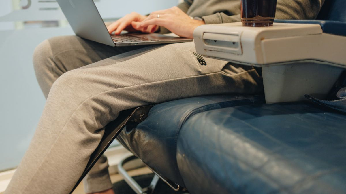 The Hardest Part of Travel Isn’t Carrying Luggage. It’s Sitting for 4 Hours with Bent Knees (with a knee injury).