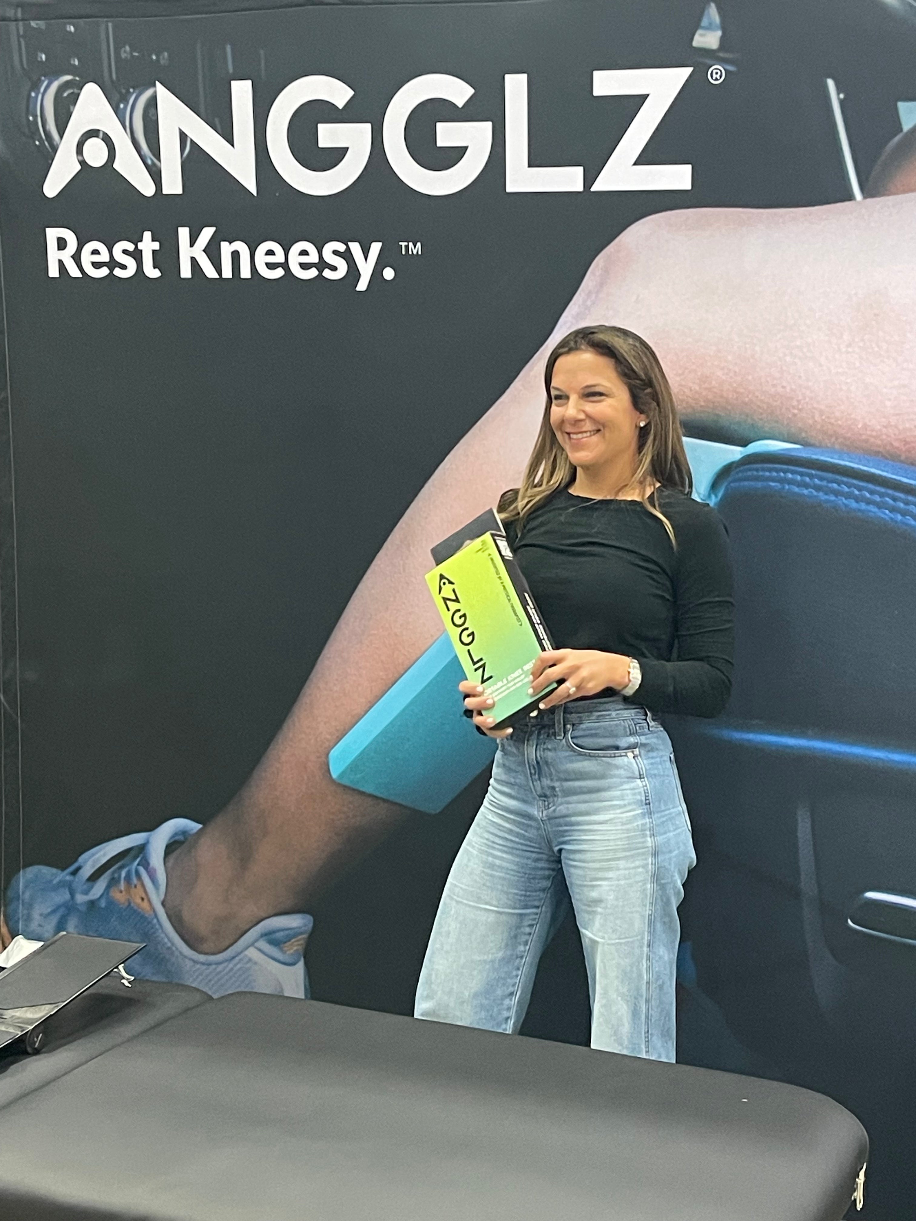 Angglz Receives U.S. Design Patent for First-of-Its-Kind Portable Knee Rest