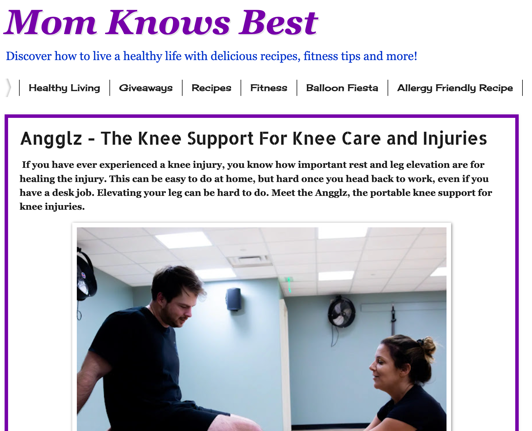 Press Highlight: Featured in Mom Knows Best